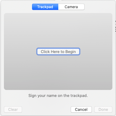 Signatures on macOS Preview